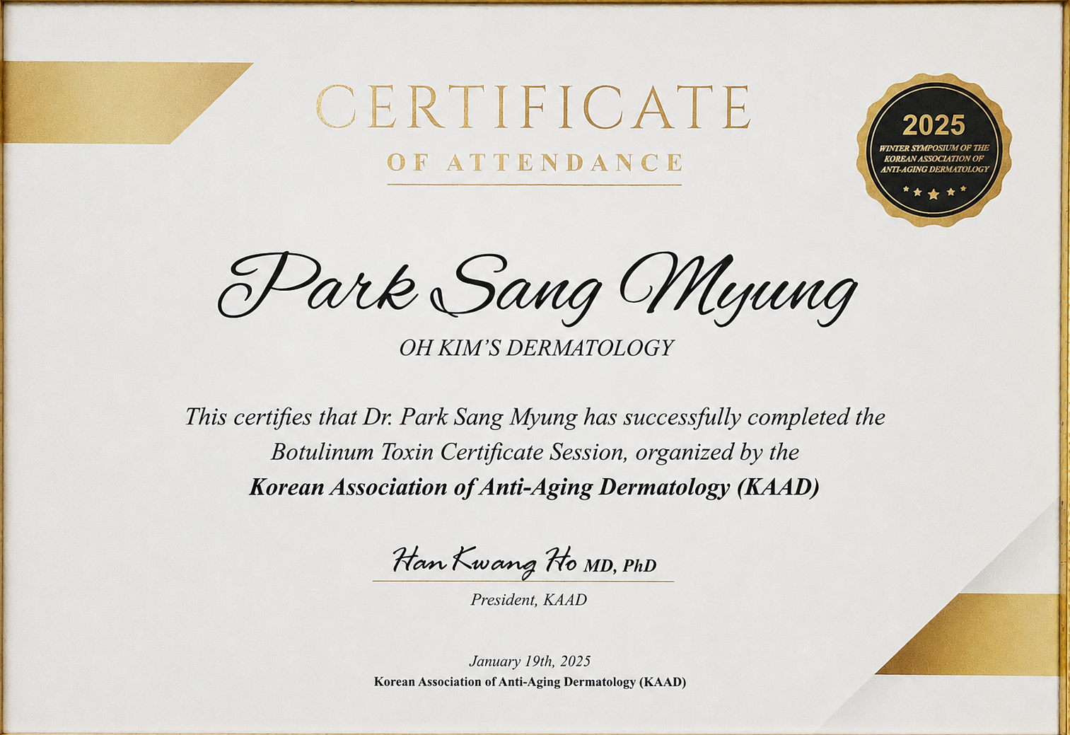 KAAD Botox training