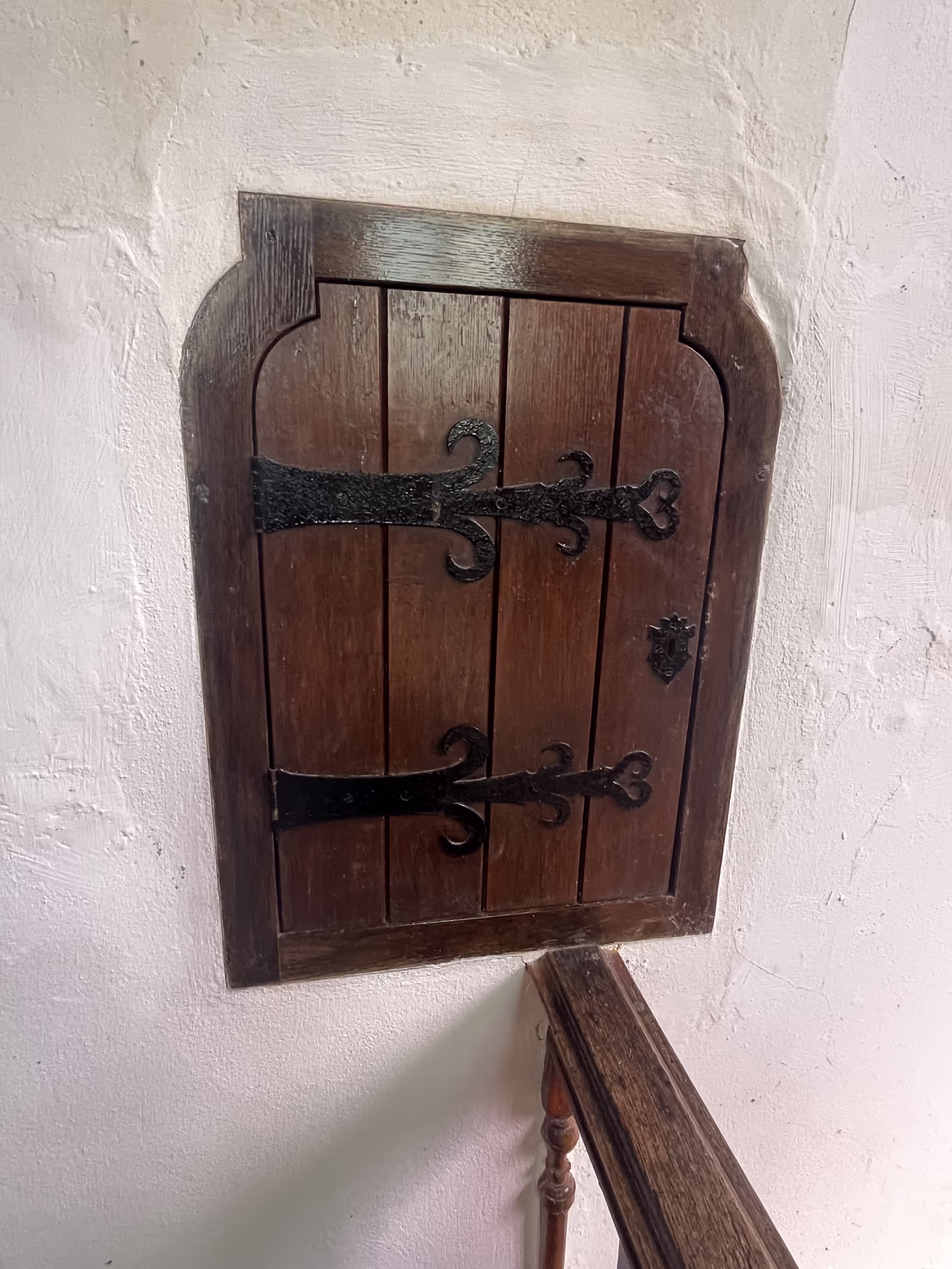 Medieval aumbry in the chancel of St Peter’s Church