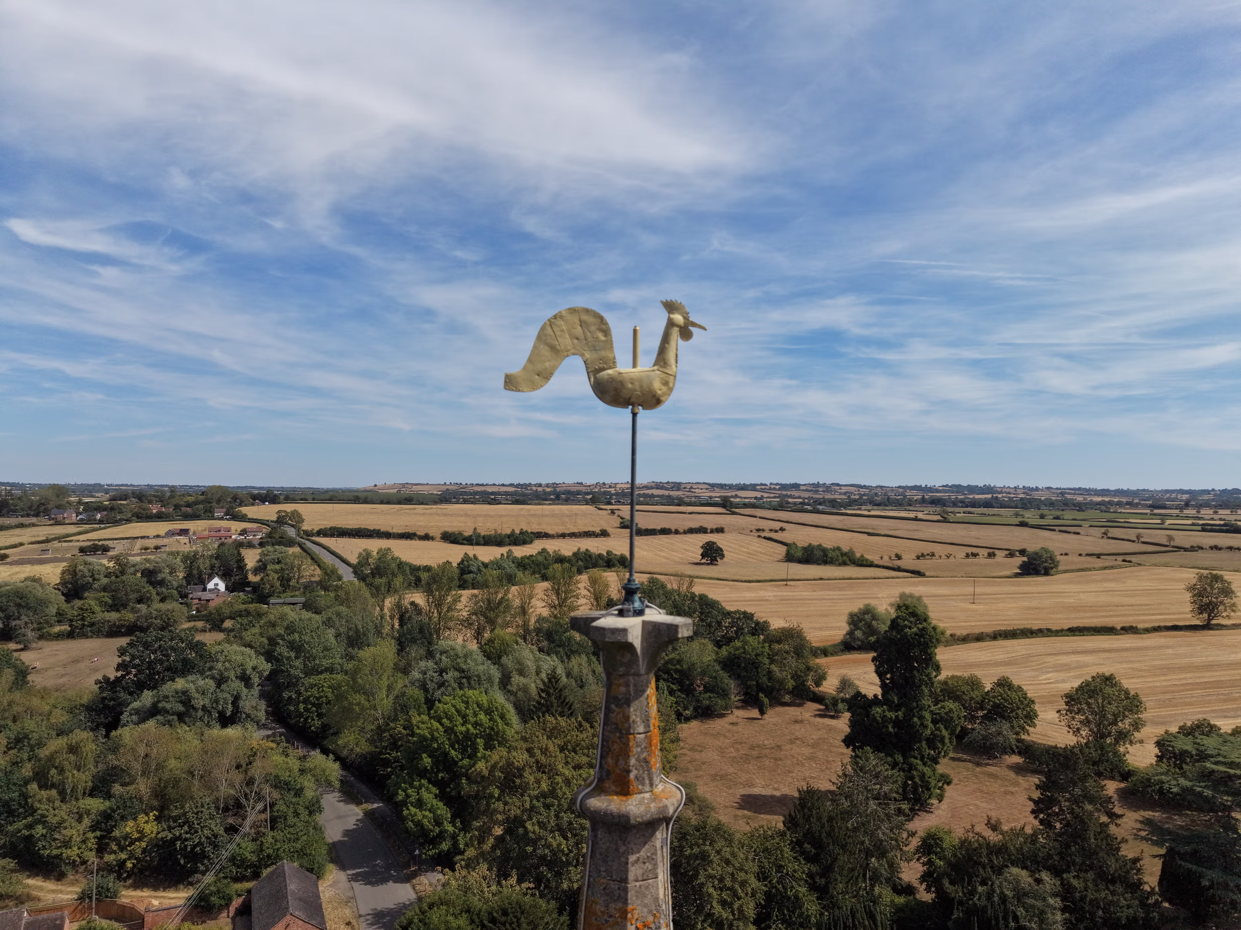 Weather vane on the tower of St Peter’s Church, Grandborough