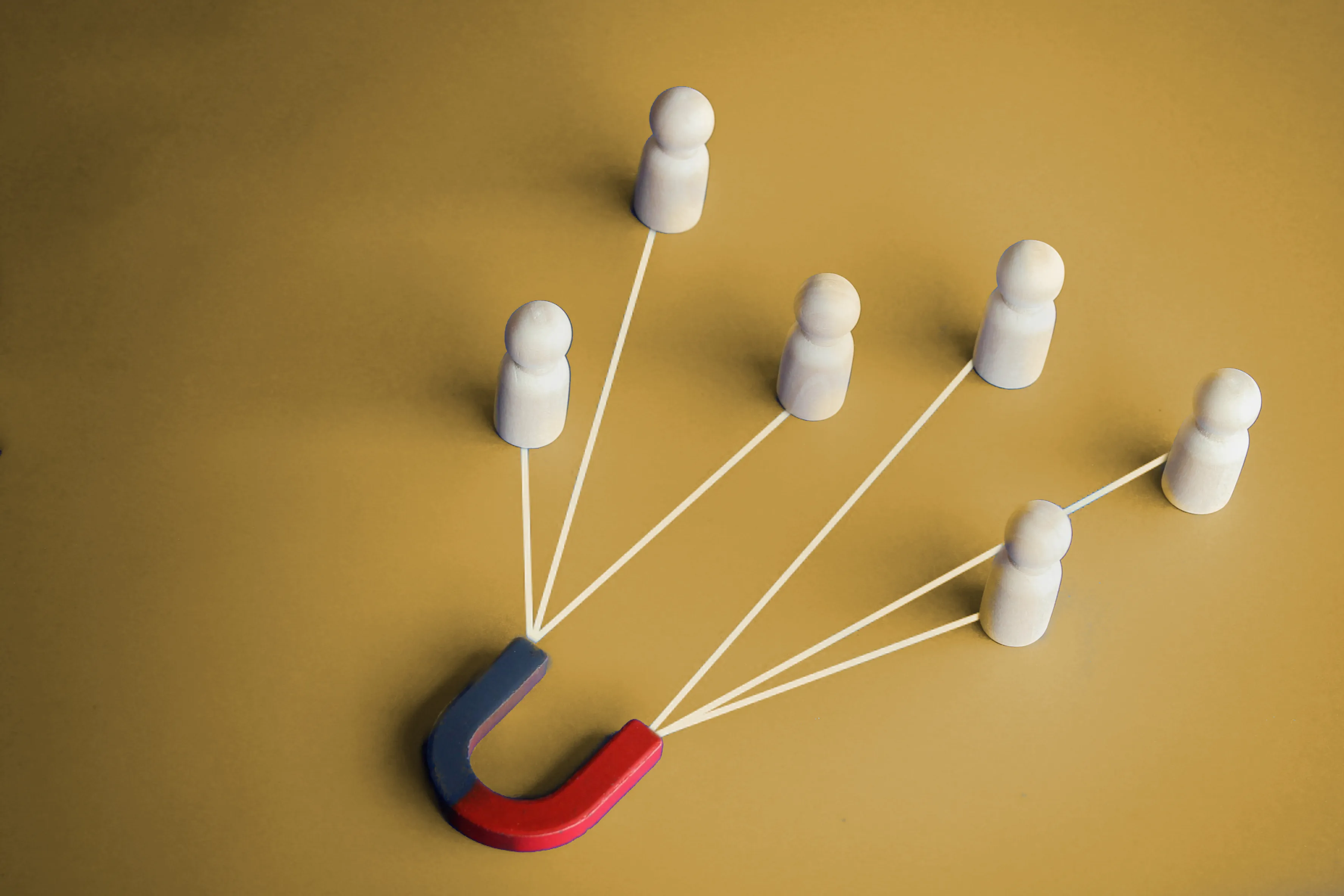 huge magnet pulling new clients to the business