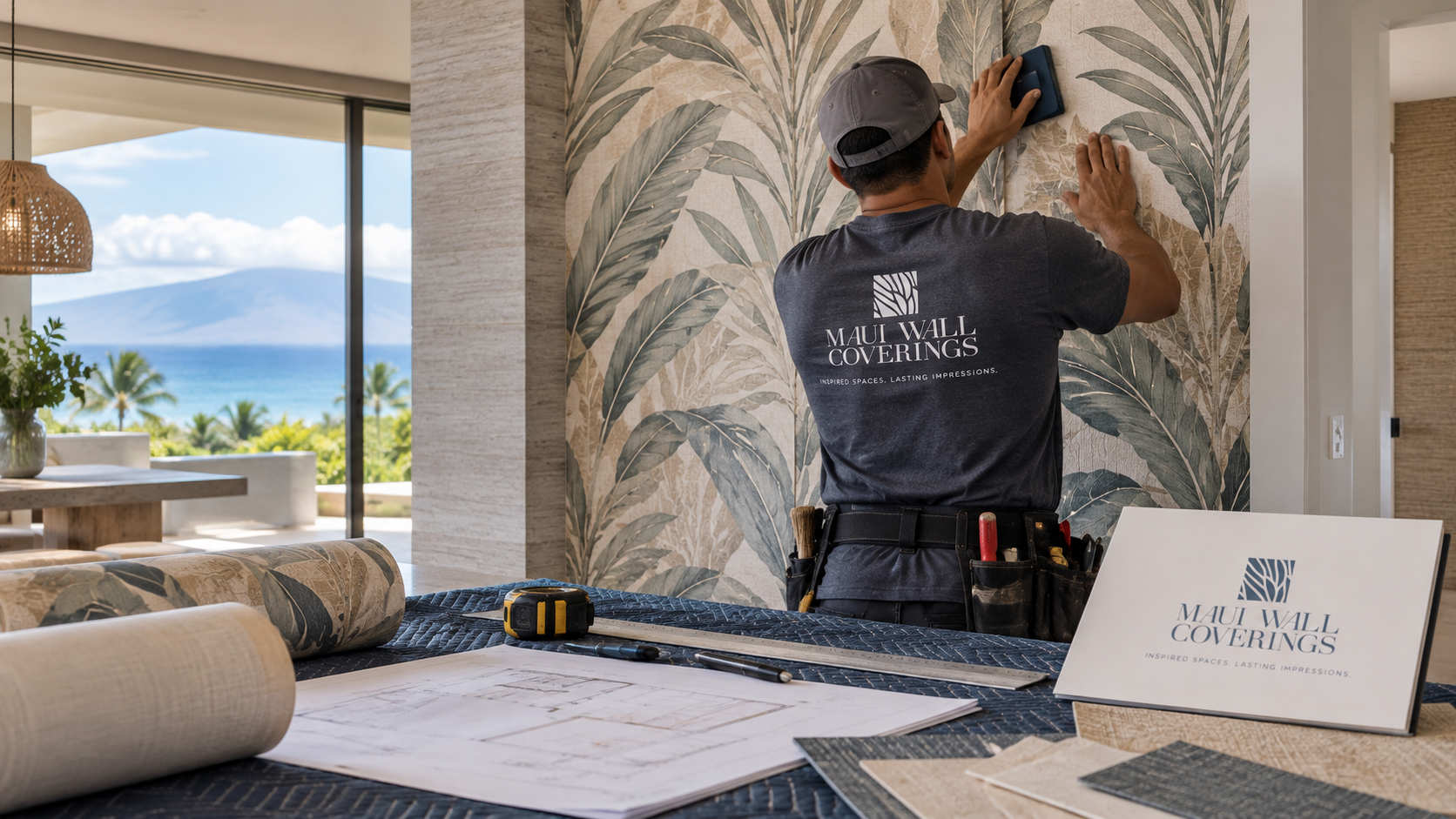 Wallpaper Installation in Maui: What to Expect Before, During & After Installation
