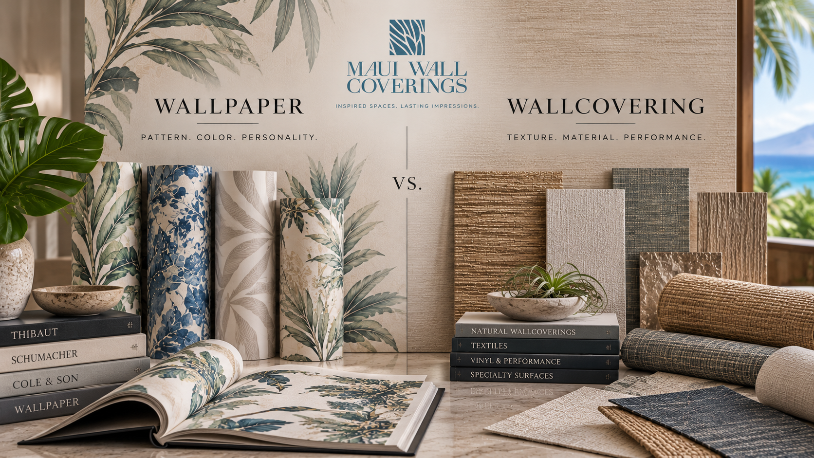 Wallpaper vs. Wallcovering: What’s the Difference—and Which Is Right for Your Project?