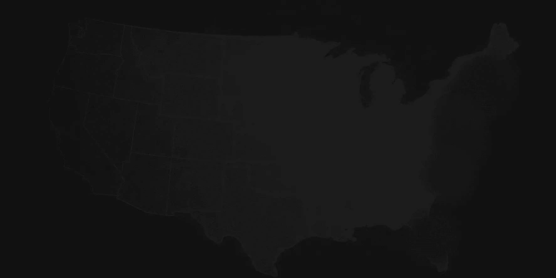 US map with YTH Wellness clinic locations marked across NY, NJ and FL