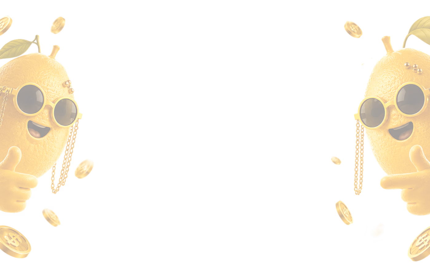 2 lemons with sunglases