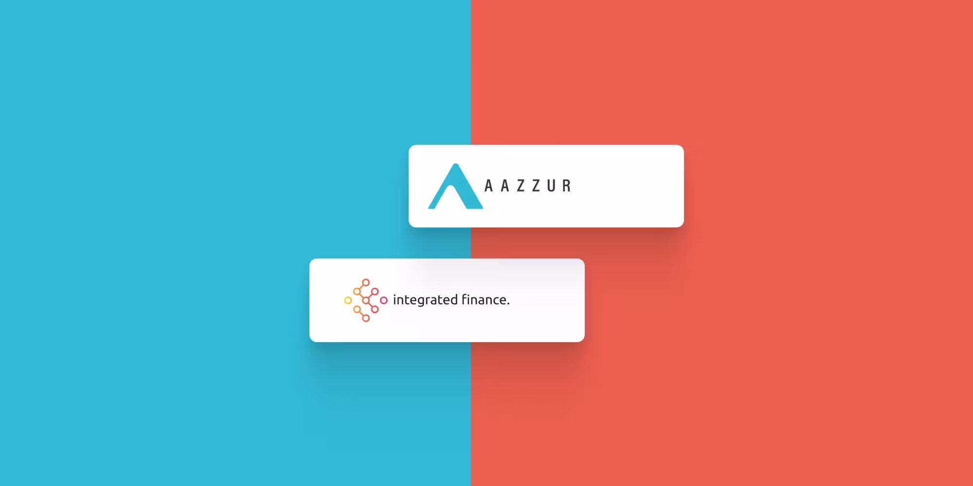AAZZUR and Integrated Finance partnership announcement graphic