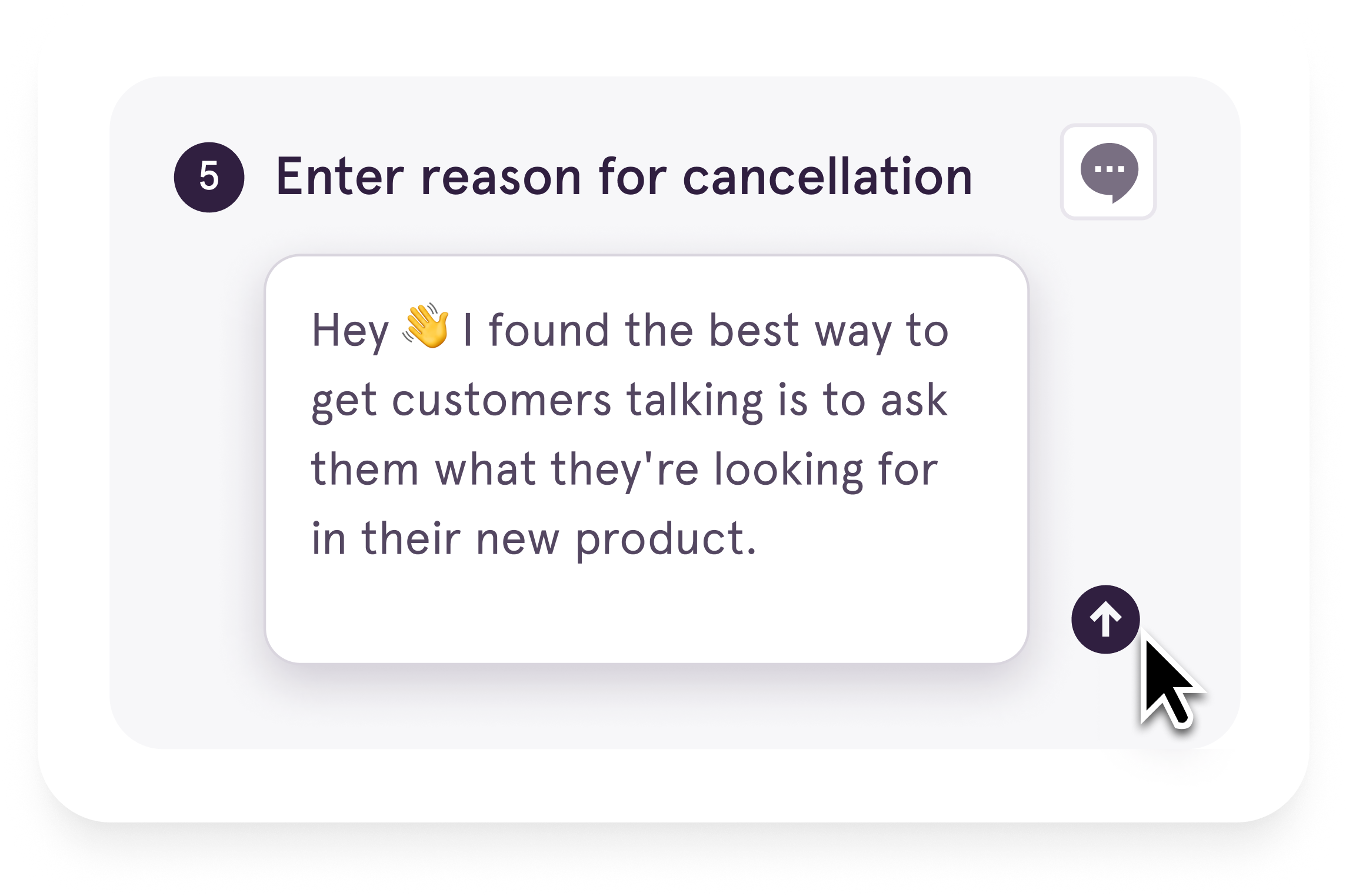 A screenshot of Tango's Comment feature, which makes it easy to crowdsource insights from your best sellers.
