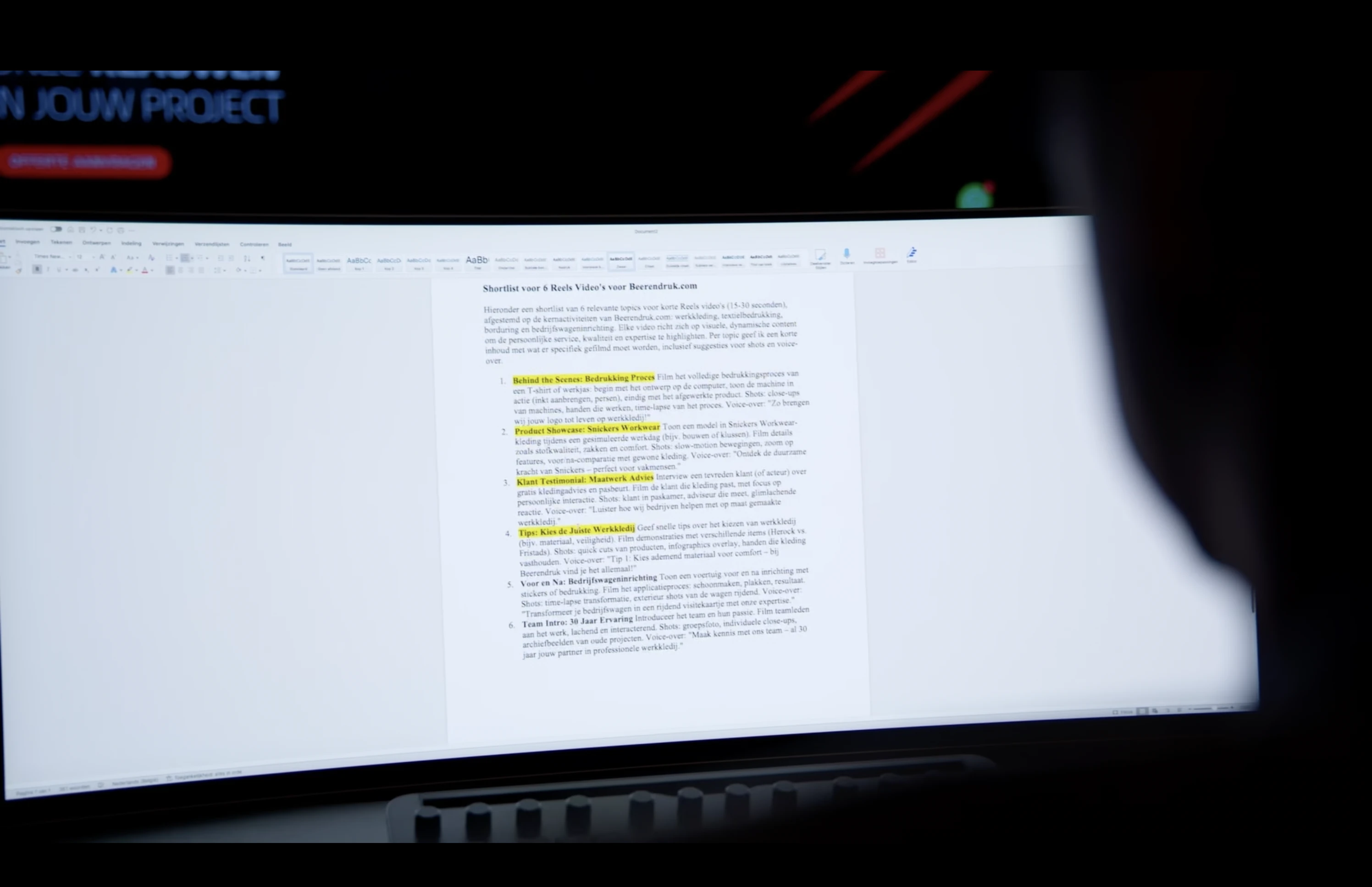 Waarom we nooit met een vast script werken bij een testimonial