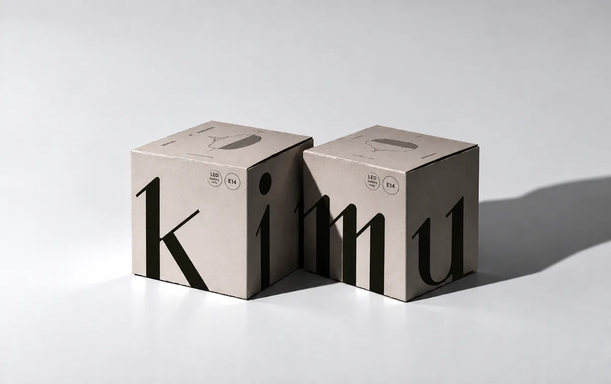 KIMU packaging design detail