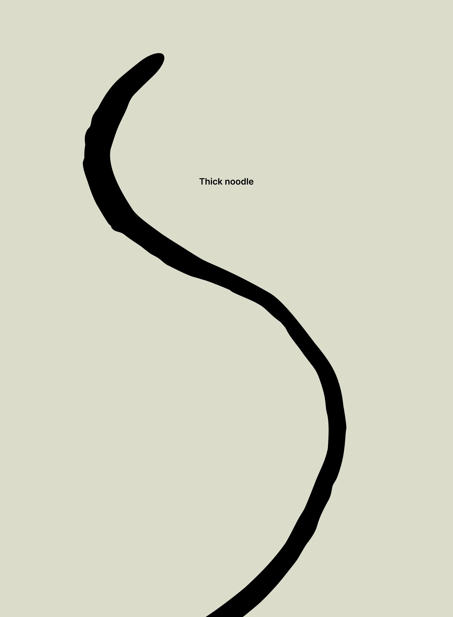 Noodle Story graphic element study