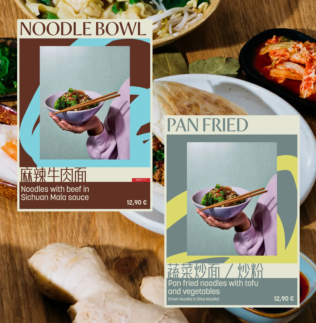 Noodle Story poster and menu application
