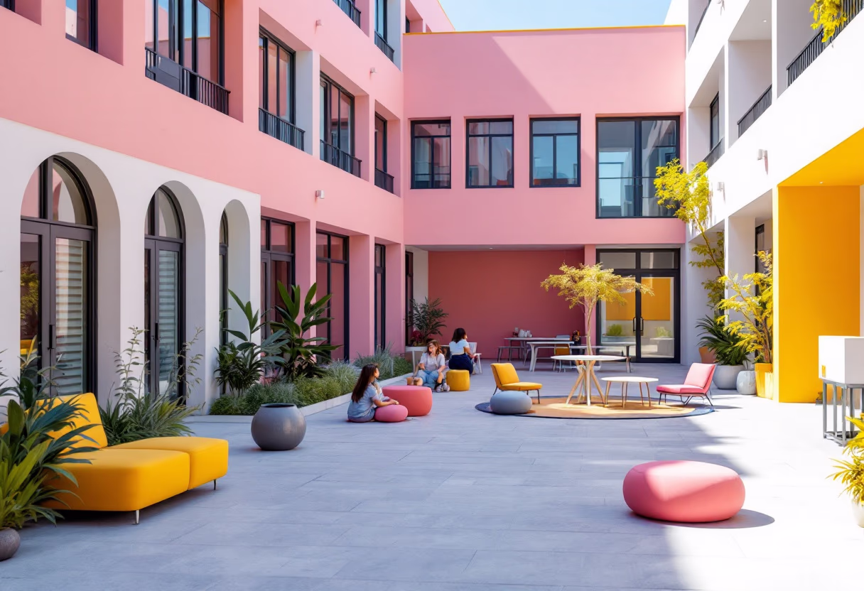 image of a school campus (for a edtech)