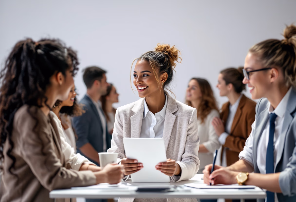 image of networking event (for a hr tech)