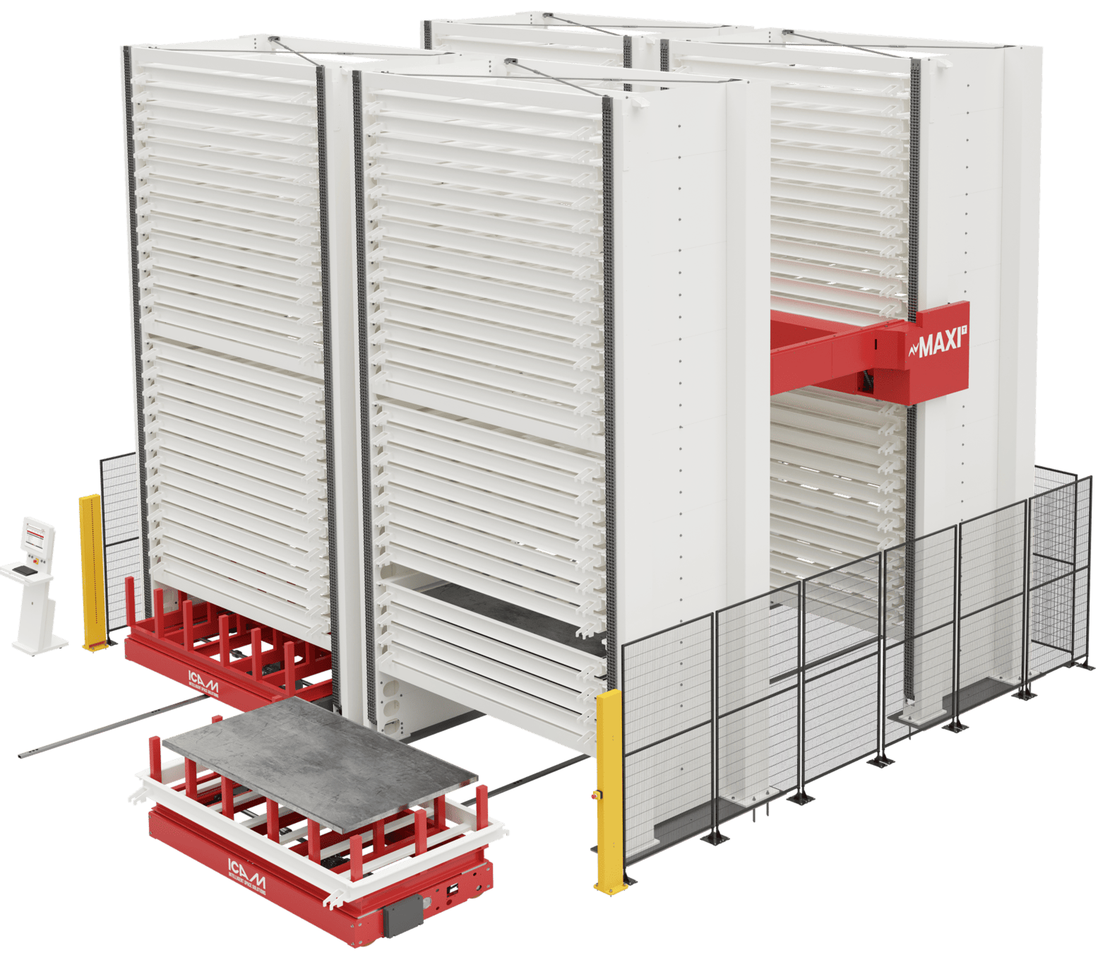 MAXI vertical lift module (VLM) storage system