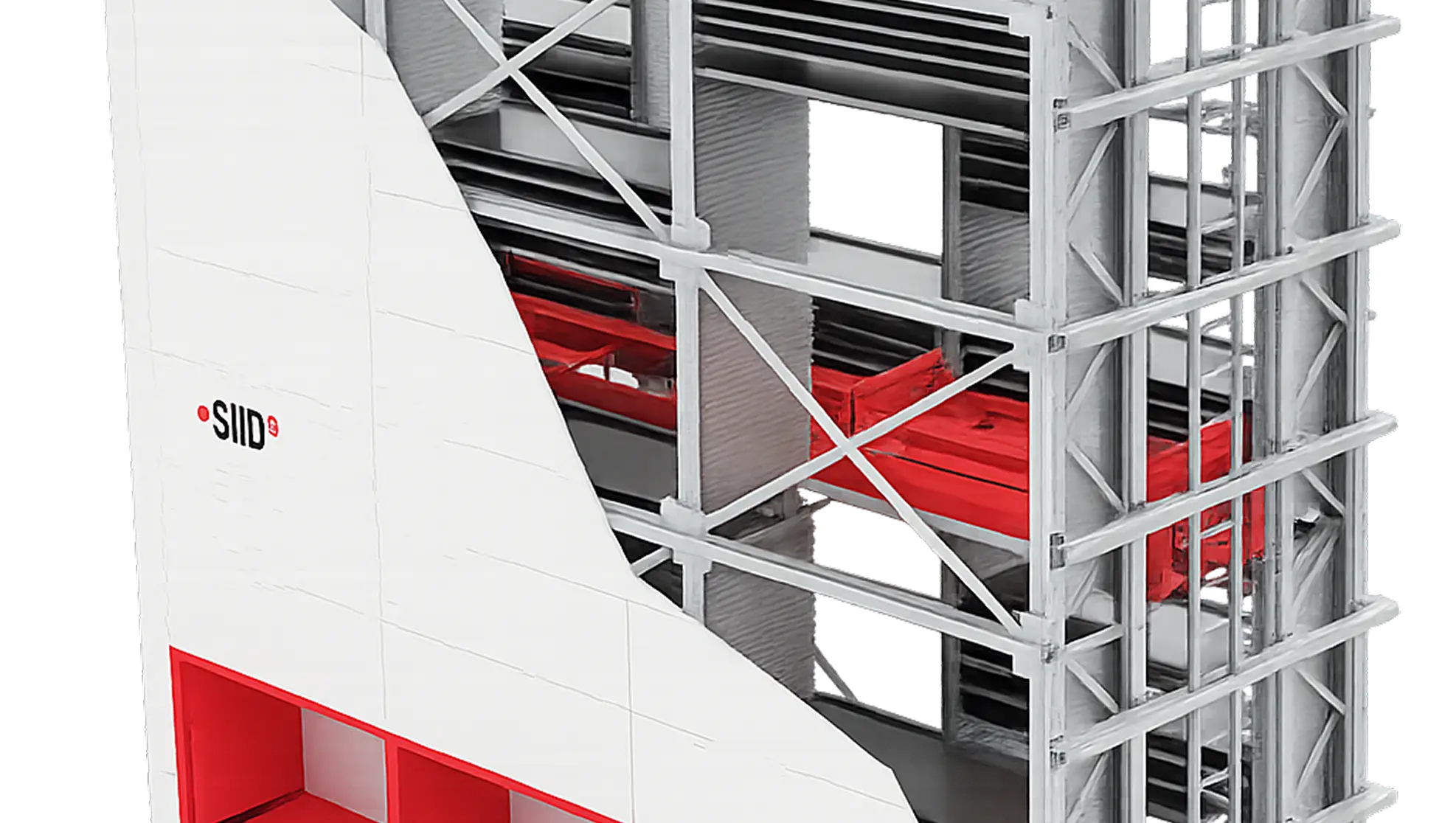 SIID automated storage and retrieval system (ASRS) structure