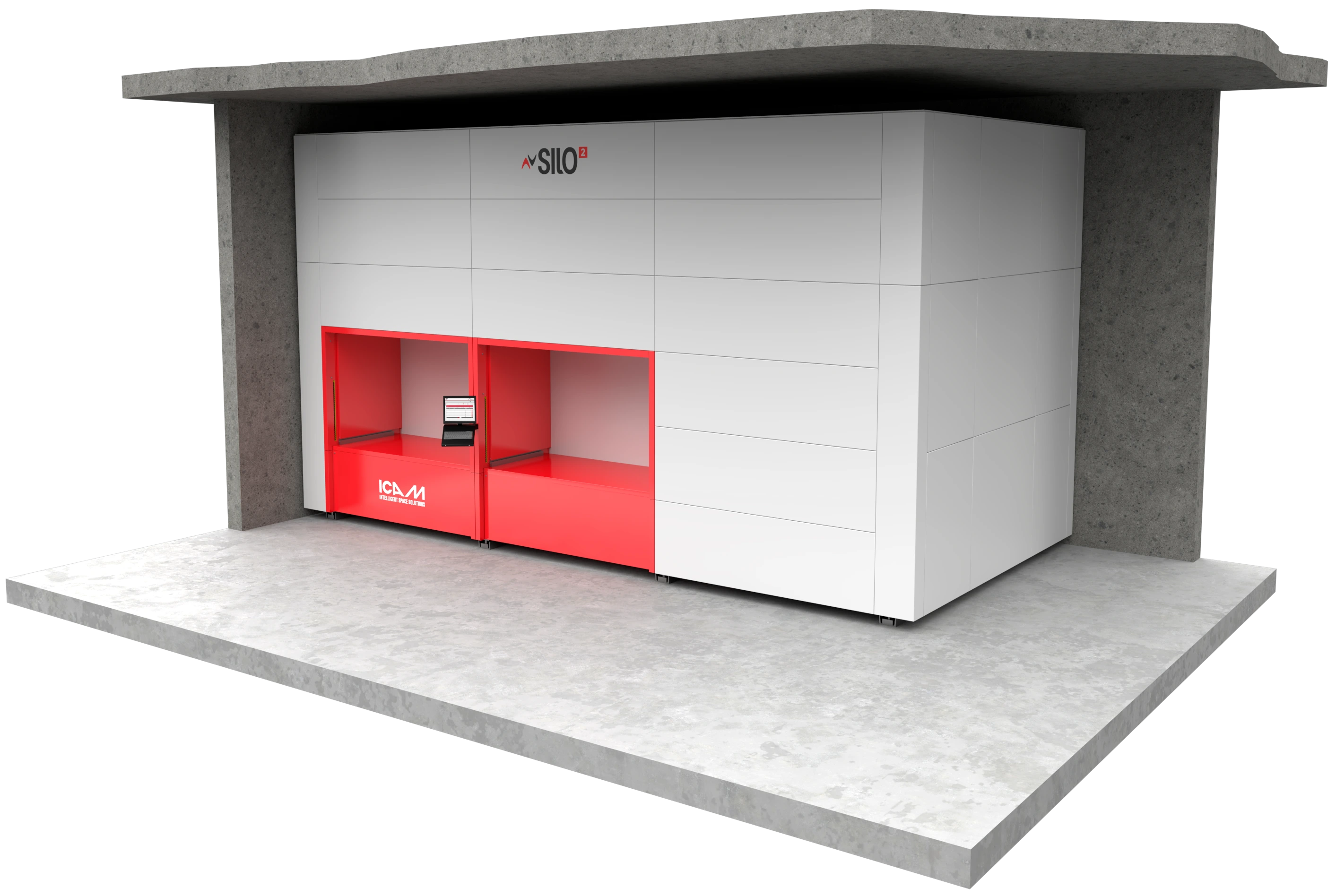 Silo² compact automated storage building exterior