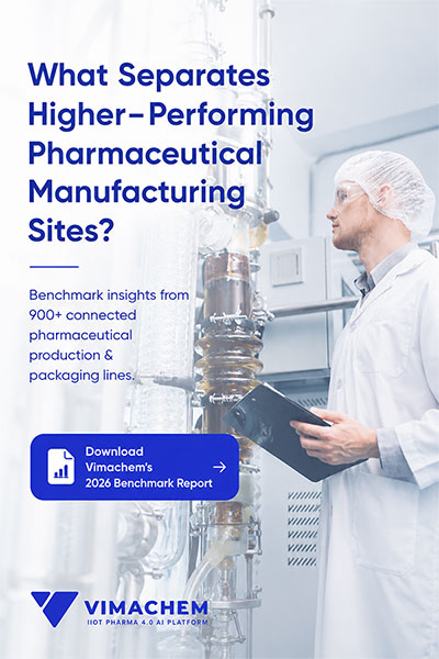 Cover of the 2026 Pharmaceutical Manufacturing Performance Benchmark Report
