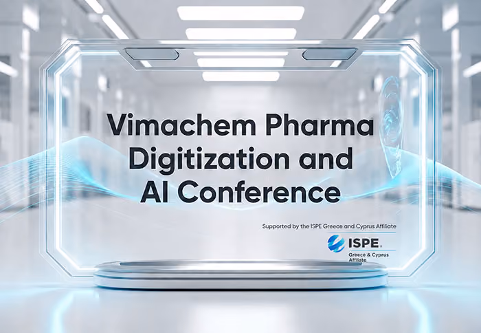 Vimachem Pharma Digitization and AI Conference, supported by the ISPE Greece and Cyprus Affiliate