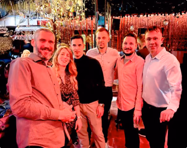 Vimachem team at a company event