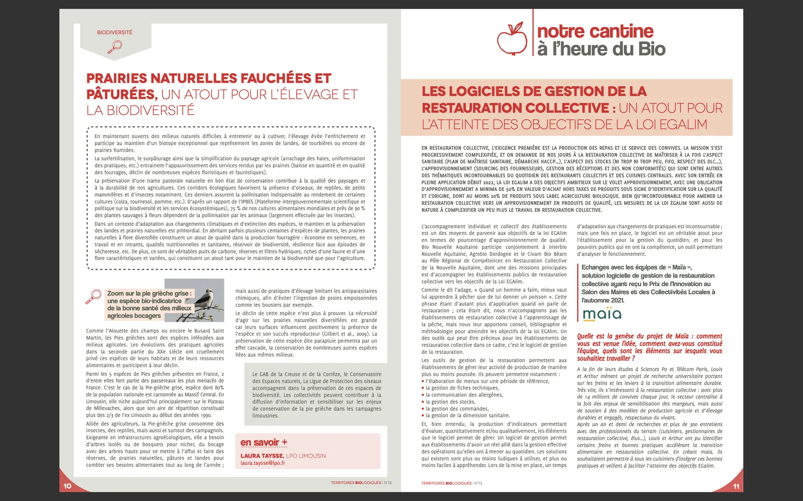 Territoires Biologiques : "Les logiciels de gestion de la restauration collective : un atout pour l’atteinte des objectifs de la loi EGAlim"