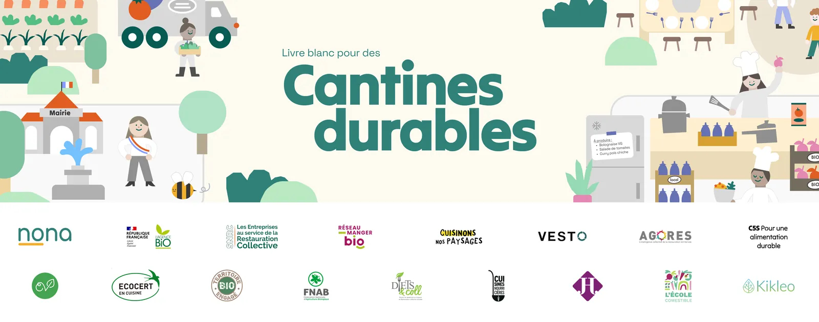 12 actions concrètes pour des cantines durables