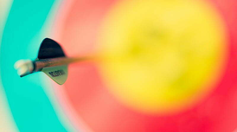A bullseye representing GET-based attack