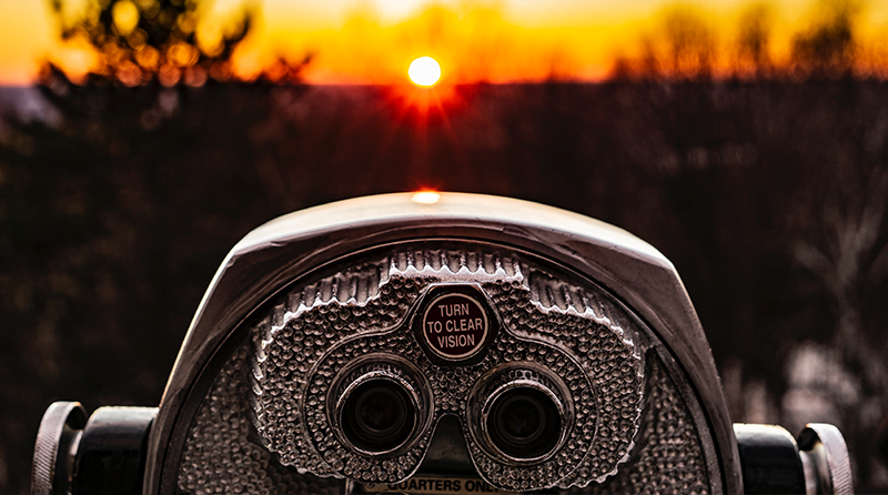 A pay telescope representing api visibility