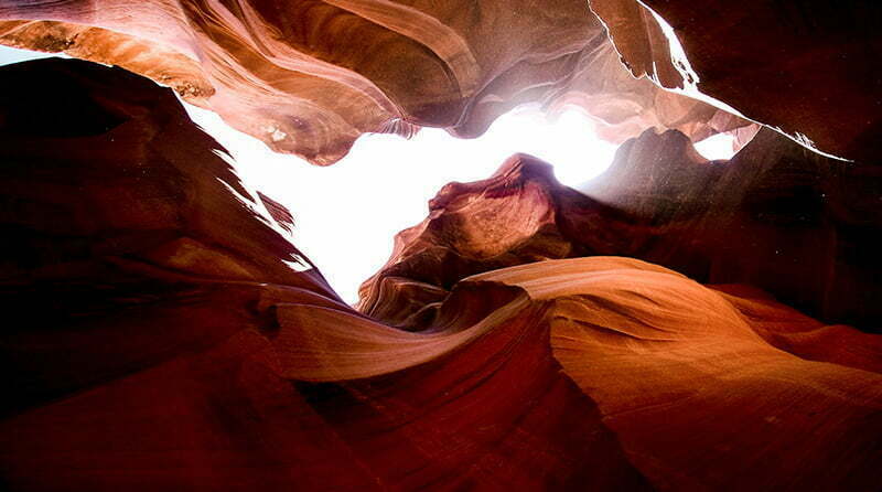Looking up from a cavern and seeing the sky representing api security gaps