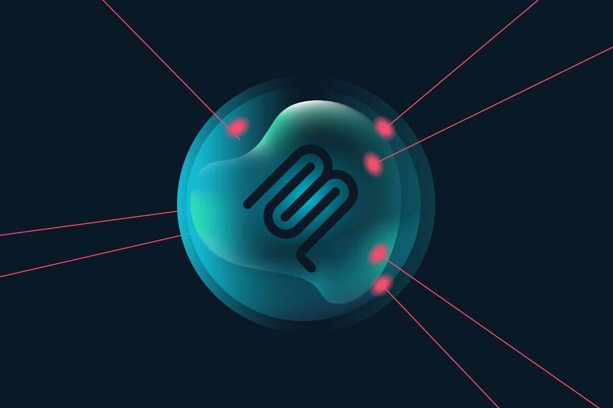 A stylized image of an MCP server being attacked by red lasers.