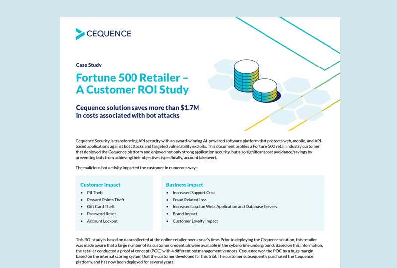 F500 Retailer ROI Case Study
