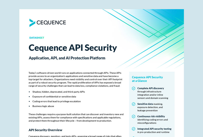 Cequence API Security thumbnail