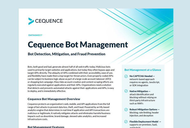 Cequence Bot Management thumbnail