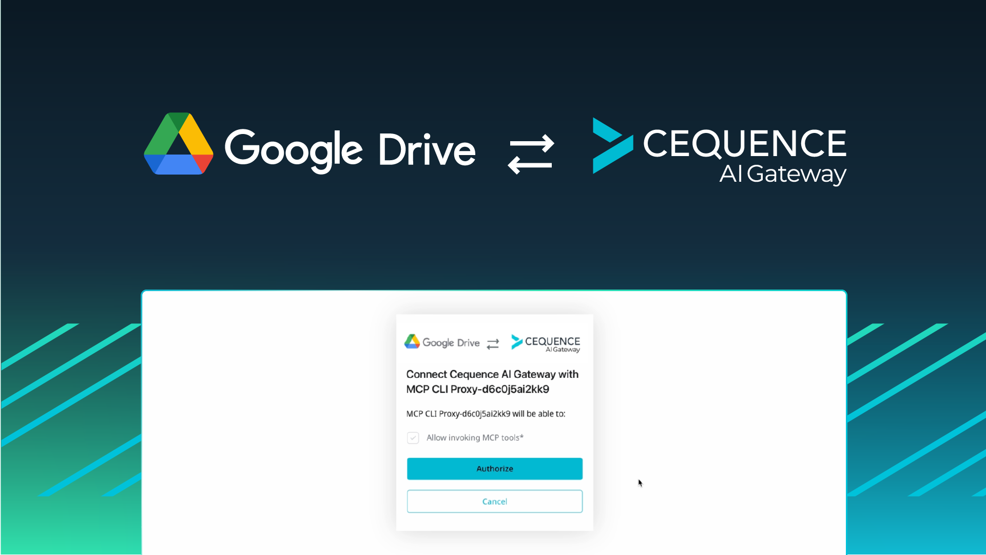 Enabling Google Drive for SDR Workflows Using AI Agents | Cequence AI Gateway thumbnail