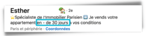 titre linkedin esther