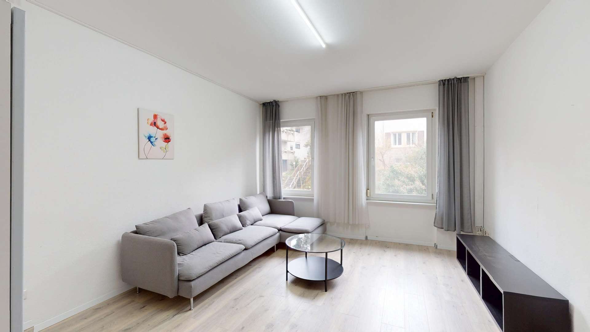 Modern - Vollklimatisiert - Möbliert: 2-Zimmer Wohnung im 1.OG, Karlsruhe-Durlach
