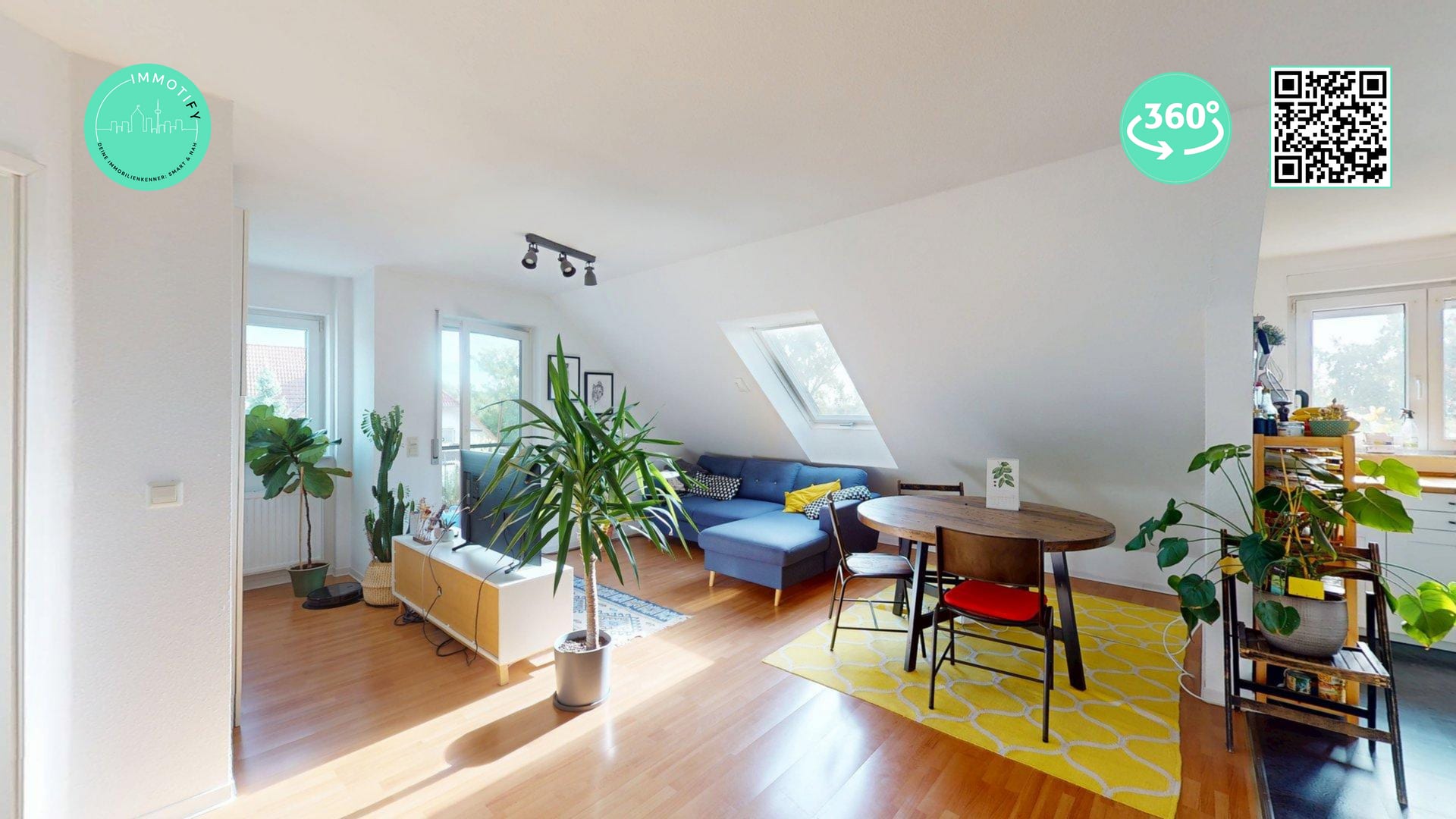 Luftig. Sonnig. Modern. – Traumhafte Dachgeschosswohnung in Berg (Pfalz)
