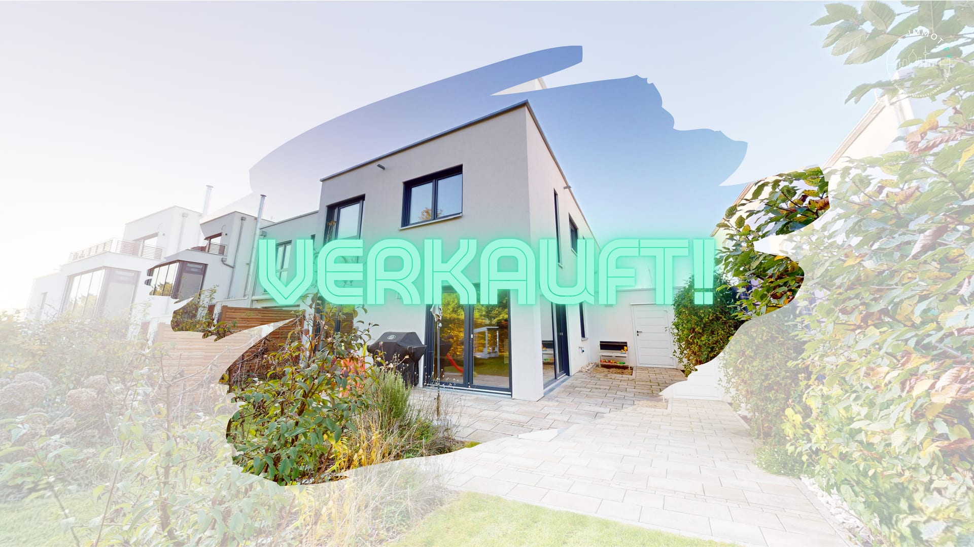Neubau DHH im Bauhausstil mit wunderschönem Garten und Garage, Nähe Knielingen 2.0
