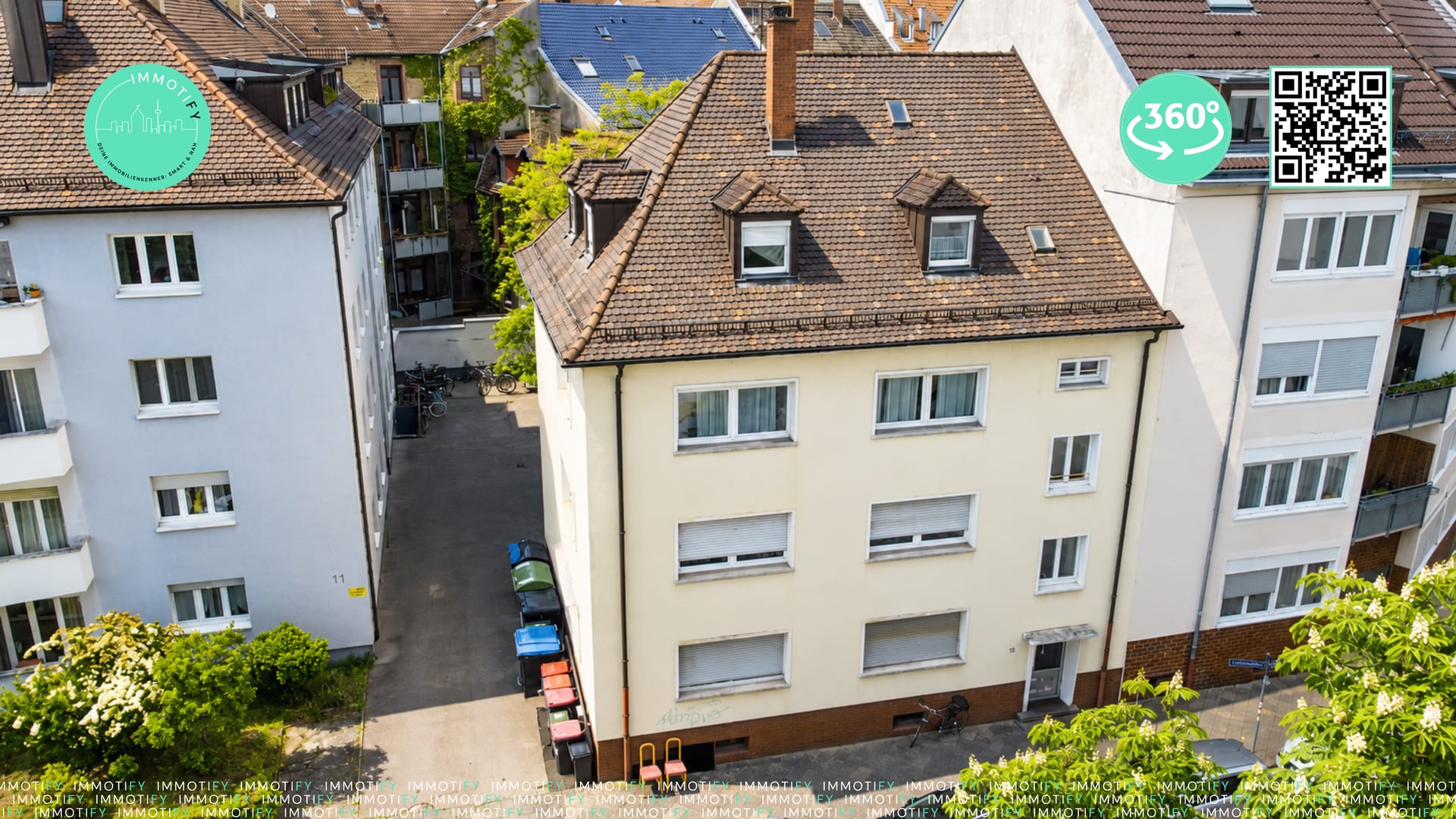 Substanz. Ertrag. Perspektive. – Vollvermietetes MFH mit vier Einheiten in Karlsruhe am Lindenplatz