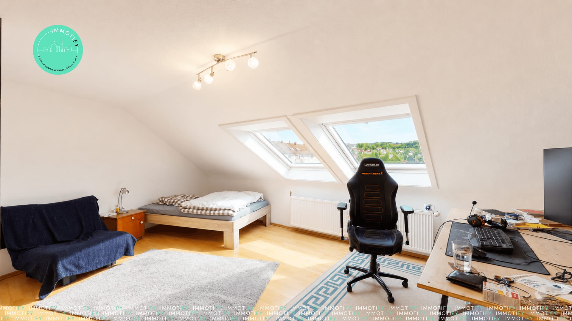 3,5 Zimmer - viel Platz - Stellplatz dabei – Attraktive DG-Wohnung in Durlach-Aue
