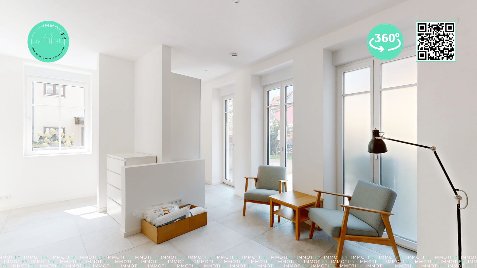 Voll möbliert: Kernsaniertes 1-Zi-Apartment im EG (NR.02), Ettlingen-Altstadt