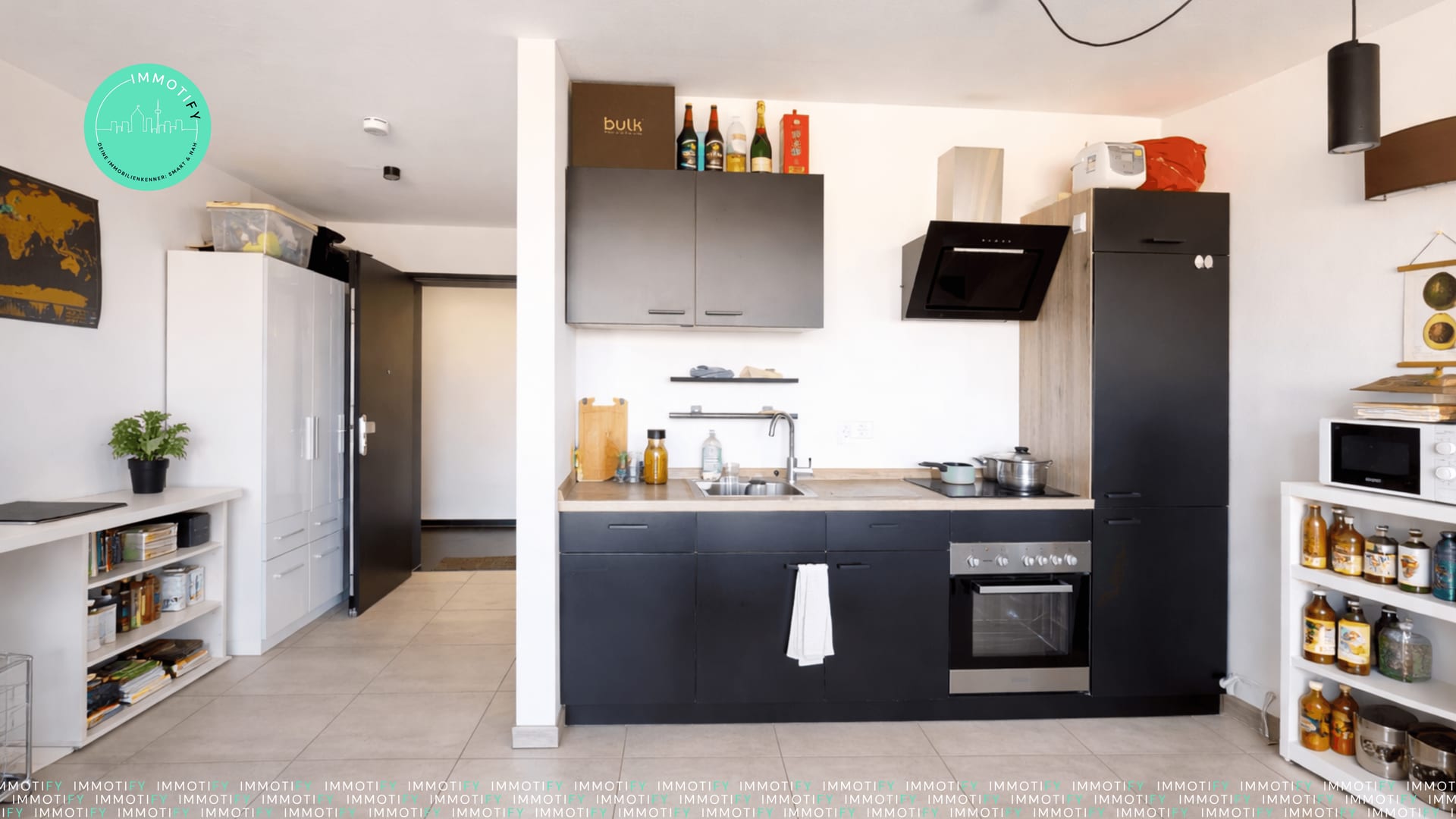Kompakt. Vermietet. Zentral. – Möblierte 1-Zimmer-Wohnung mit Balkon & TG-Stellplatz in Karlsruhe