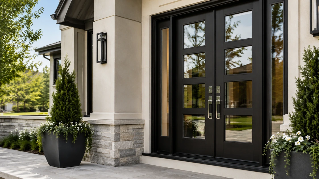 Entrance lock set, secure entry hardware