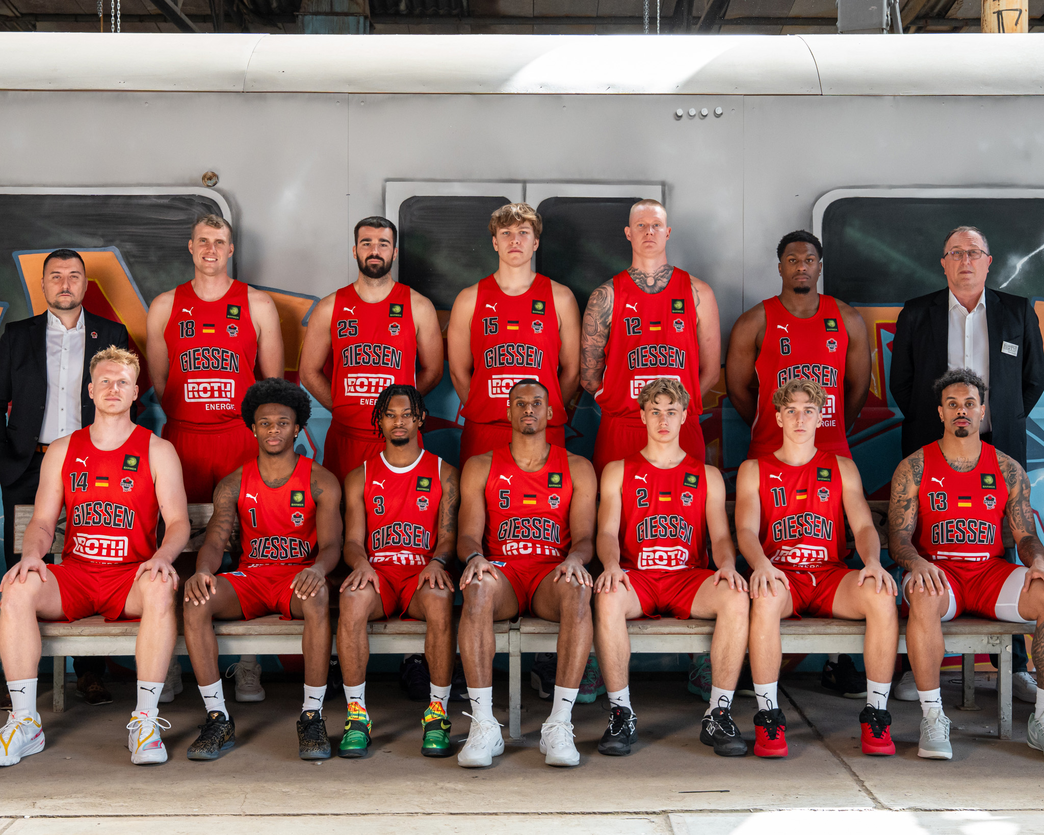 Mannschafftsbild der Giessen 46ers