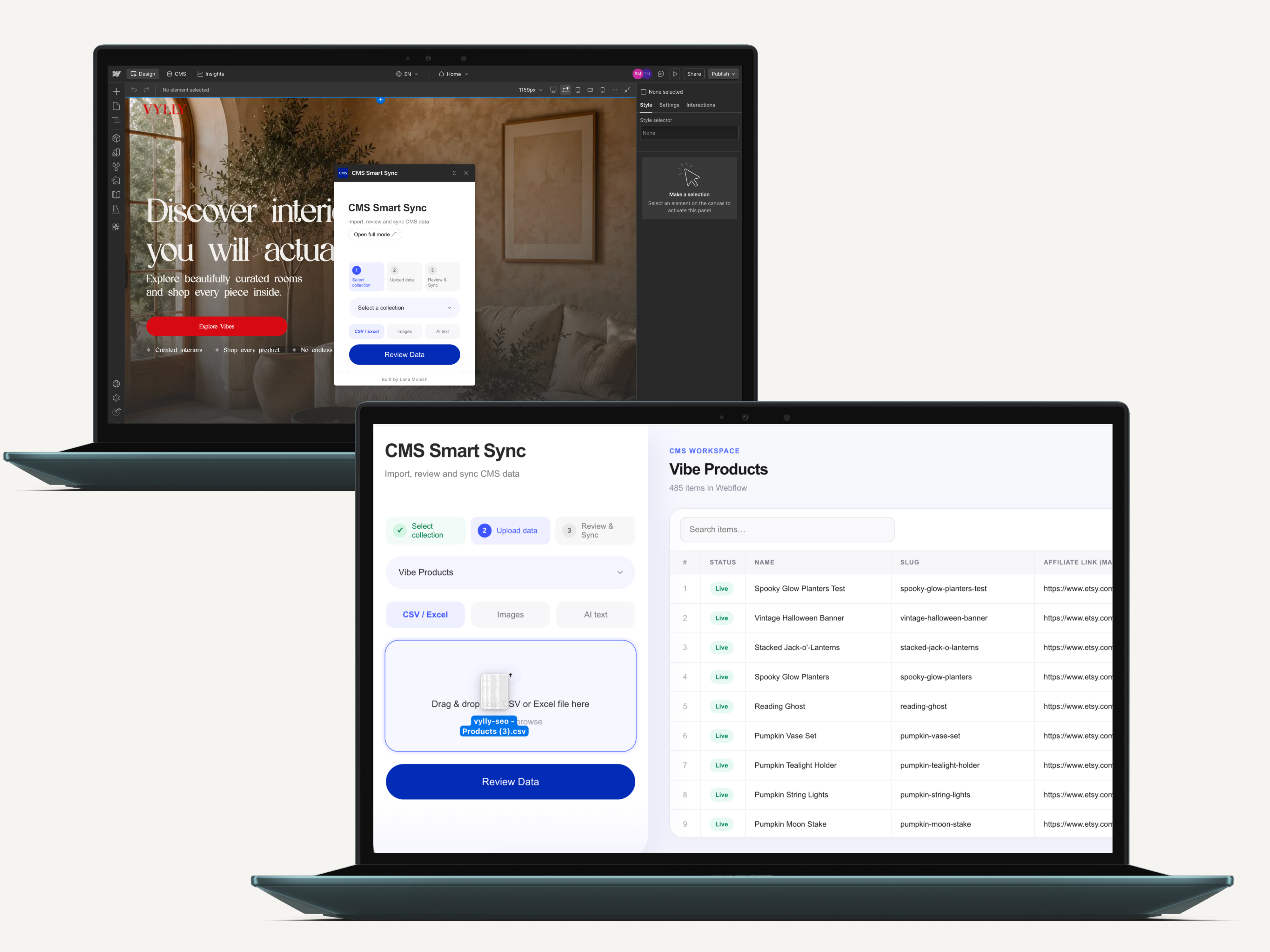 Bulk Update Webflow CMS with AI | Smart Sync CMS