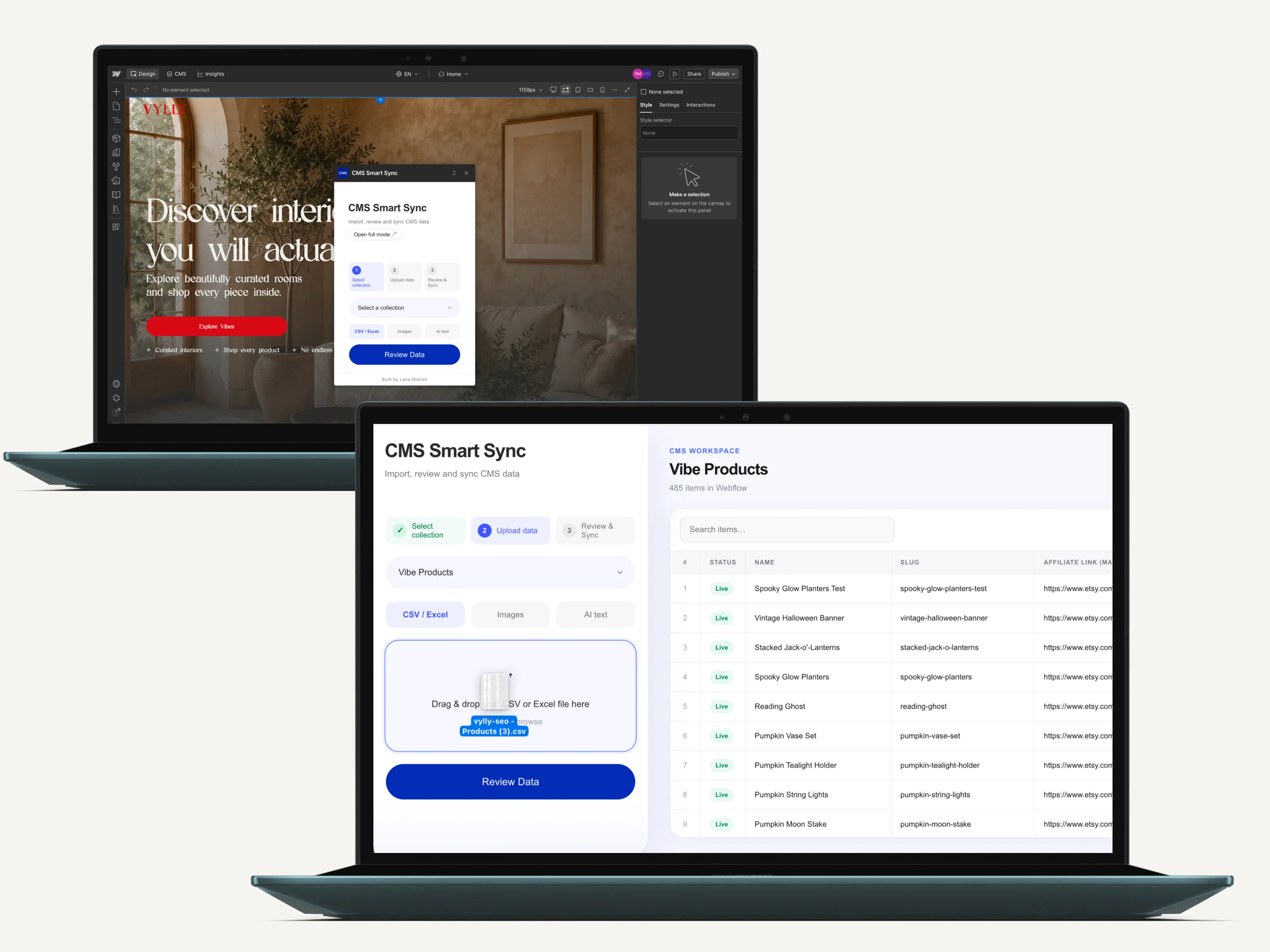 Bulk Update Webflow CMS with AI | Smart Sync CMS