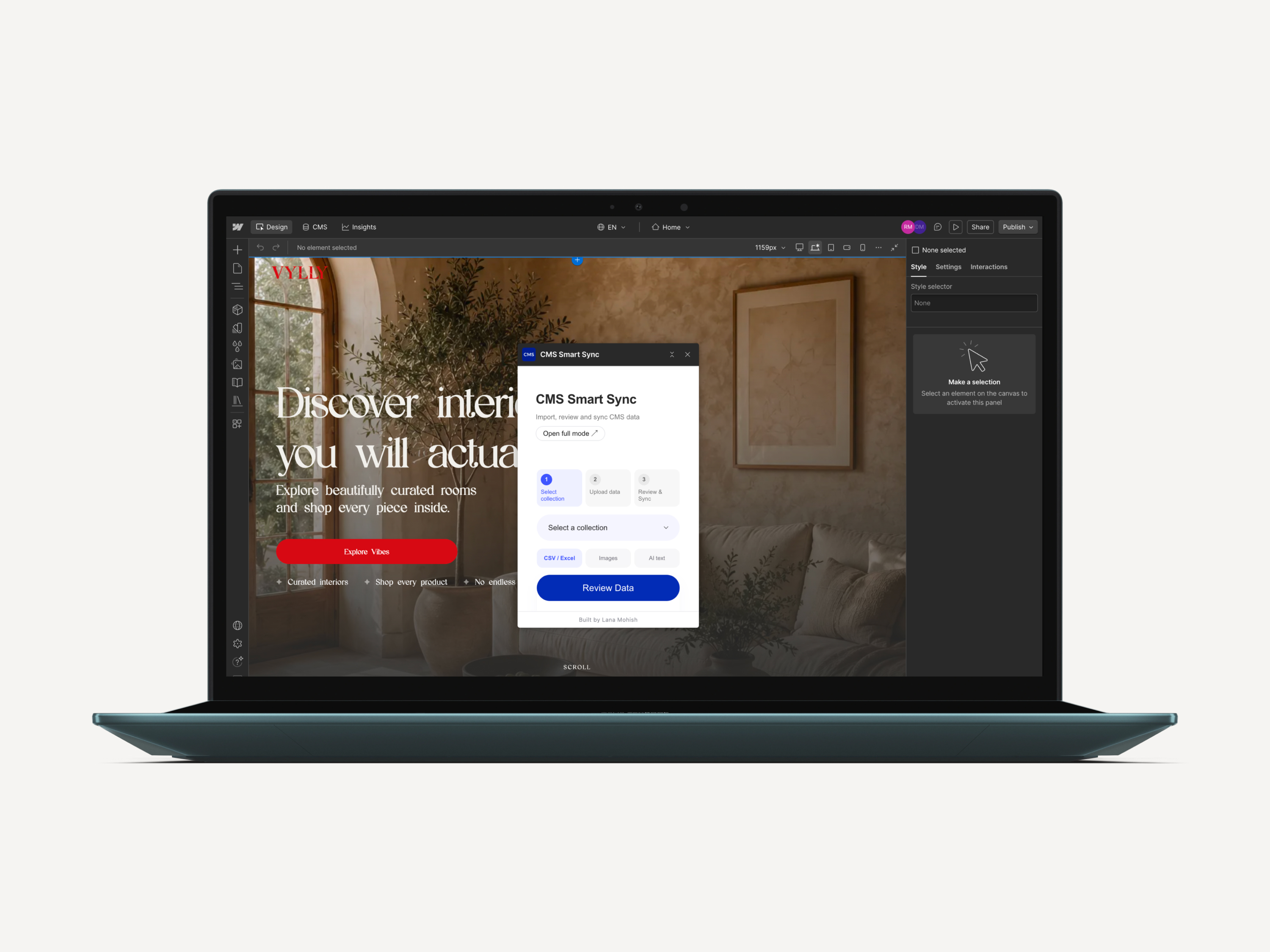 Bulk Update Webflow CMS with AI | Smart Sync CMS
