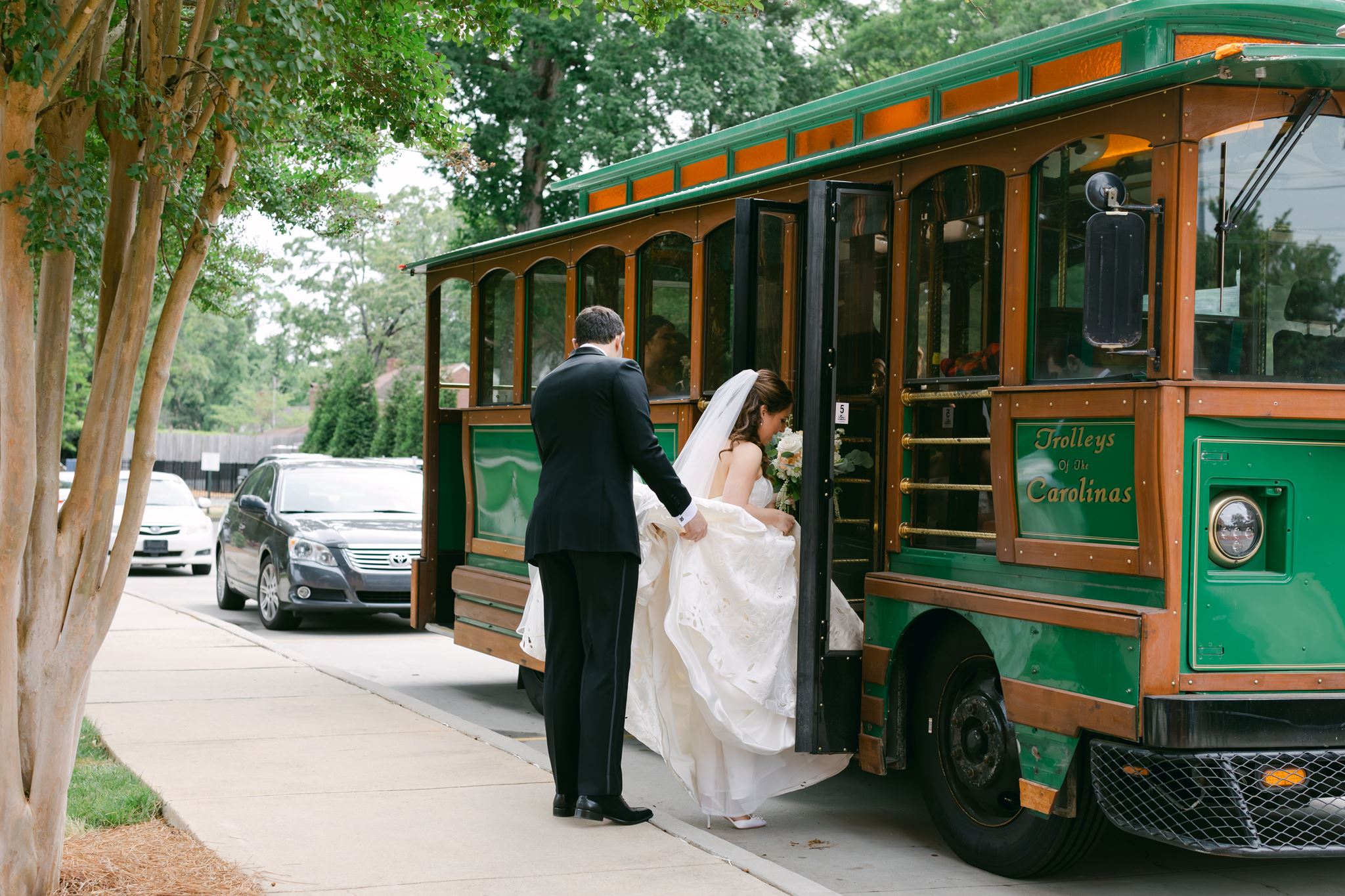 Wedding send-off