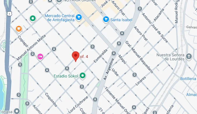 Ubicación de Provetec en Antofagasta