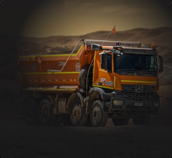 Camion tolva Provetec en faena