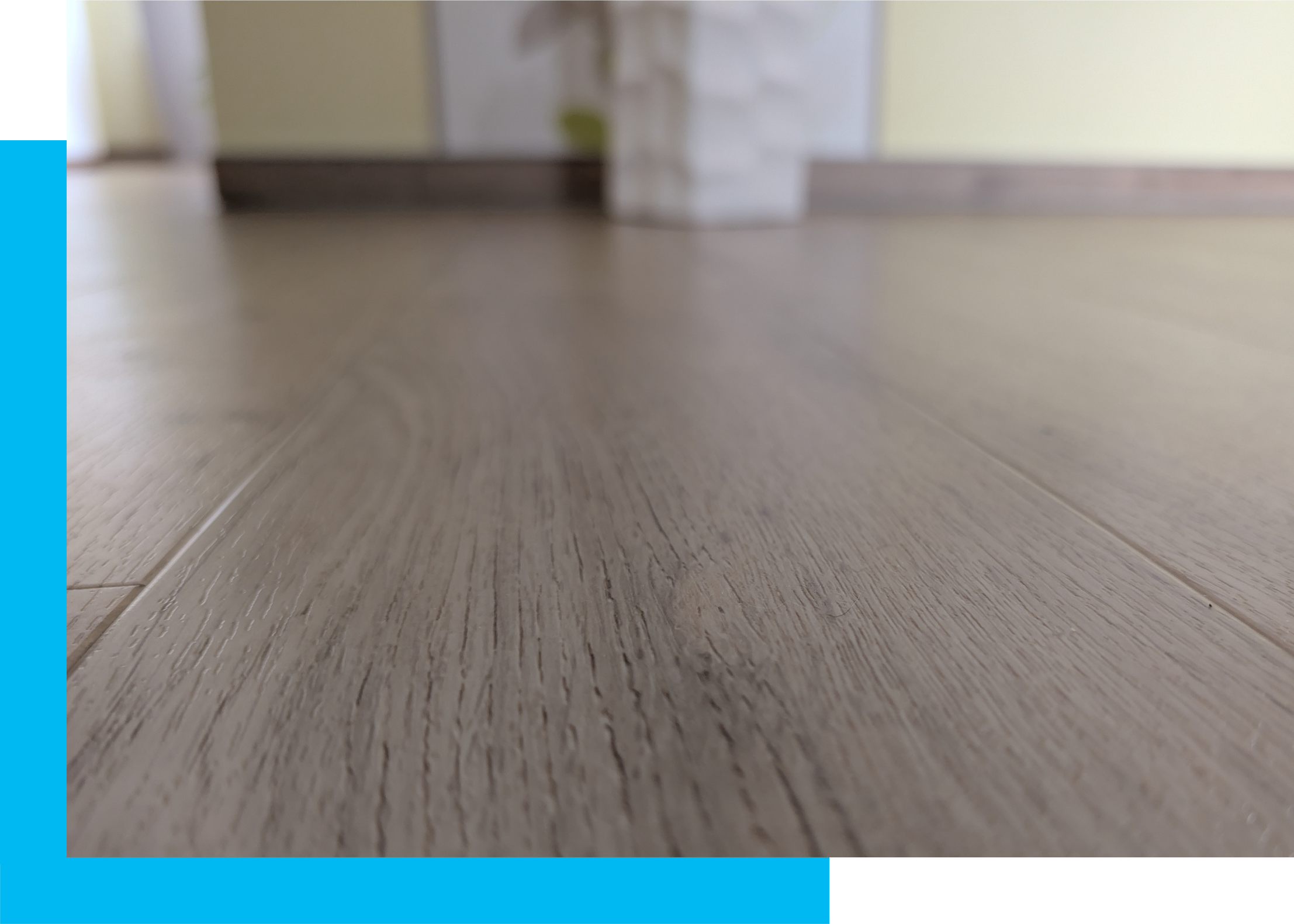 Professionell verlegter Designboden