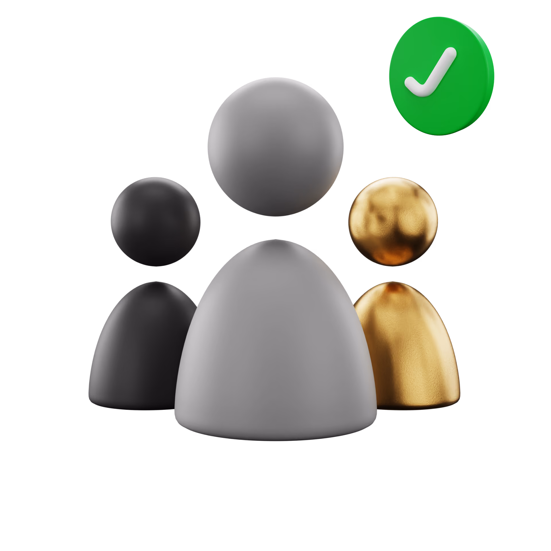 3D illustration featuring community management elements including onboarding, content calendar, member growth, and monetization.